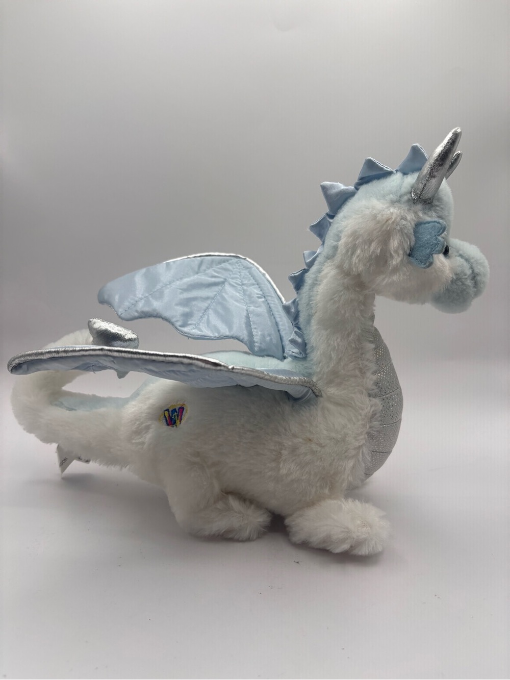 Webkinz Ice Dragon with Sealed Secret Code Tag White Stuffed Animal Ganz READ - Picture 3 of 16